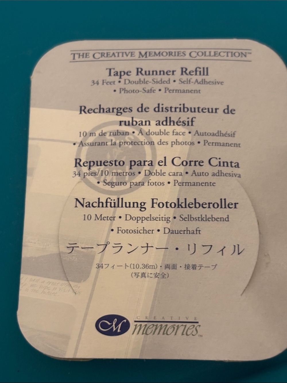 Creative Memories Tape Runner Refill